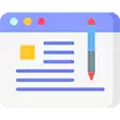 article blog writing icon