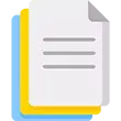 white paper writing icon